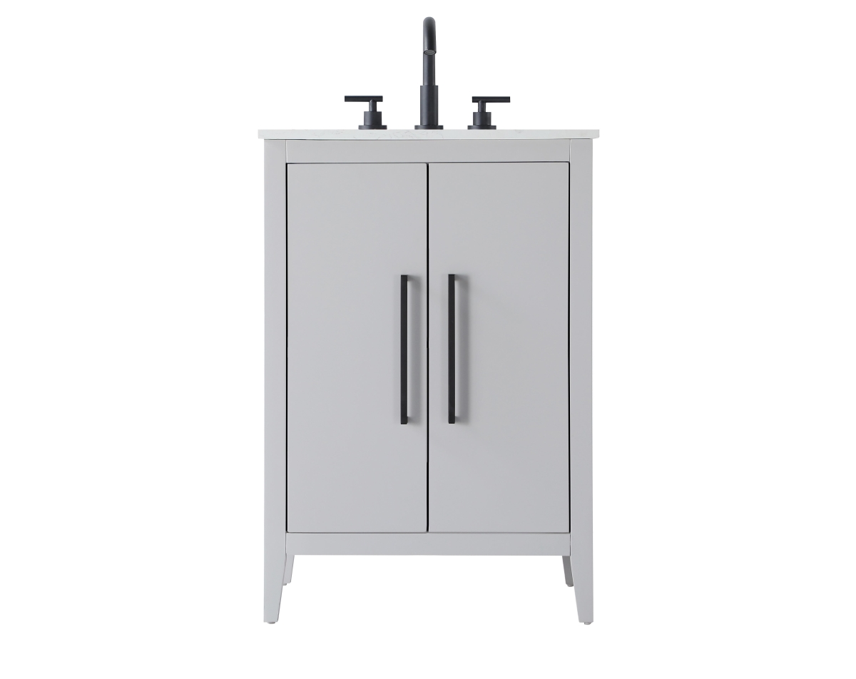 VF29324GR 24 in. Single Bathroom Vanity, Grey
