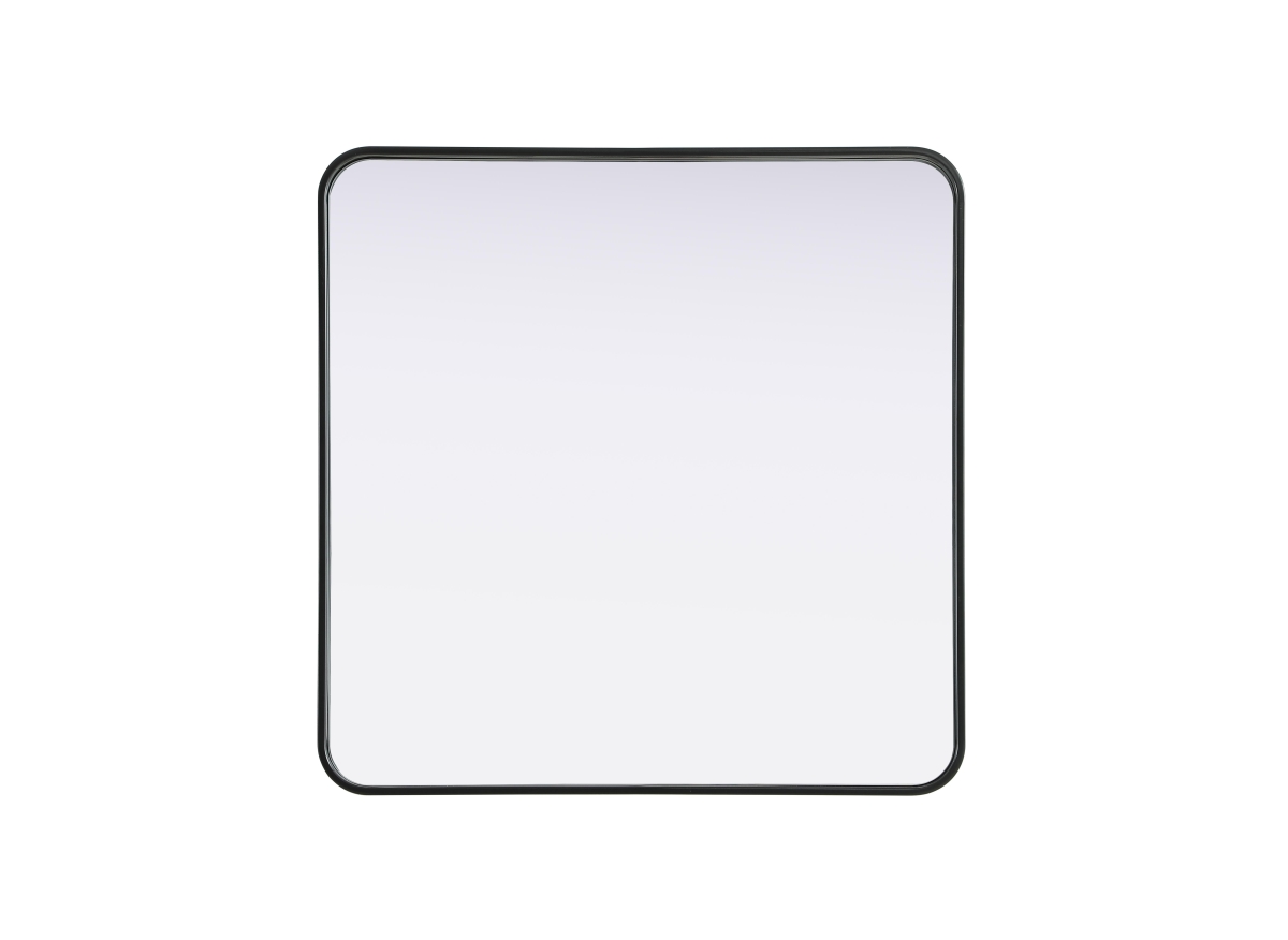 Picture of Elegant Decor MR8A3030BLK 30 x 30 in. Remy Contour Metal Square Mirror&#44; Black