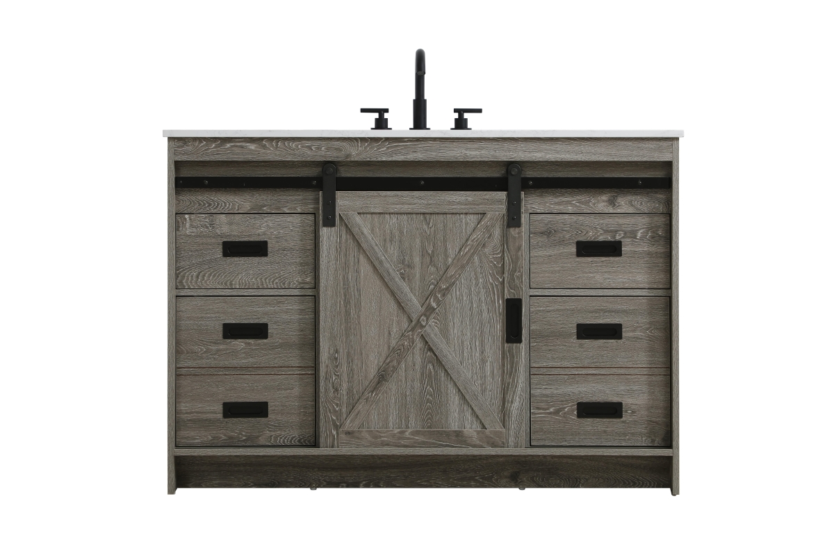 VF90548RG 48 in. Austin Single Bathroom Vanity, Rustic Grey