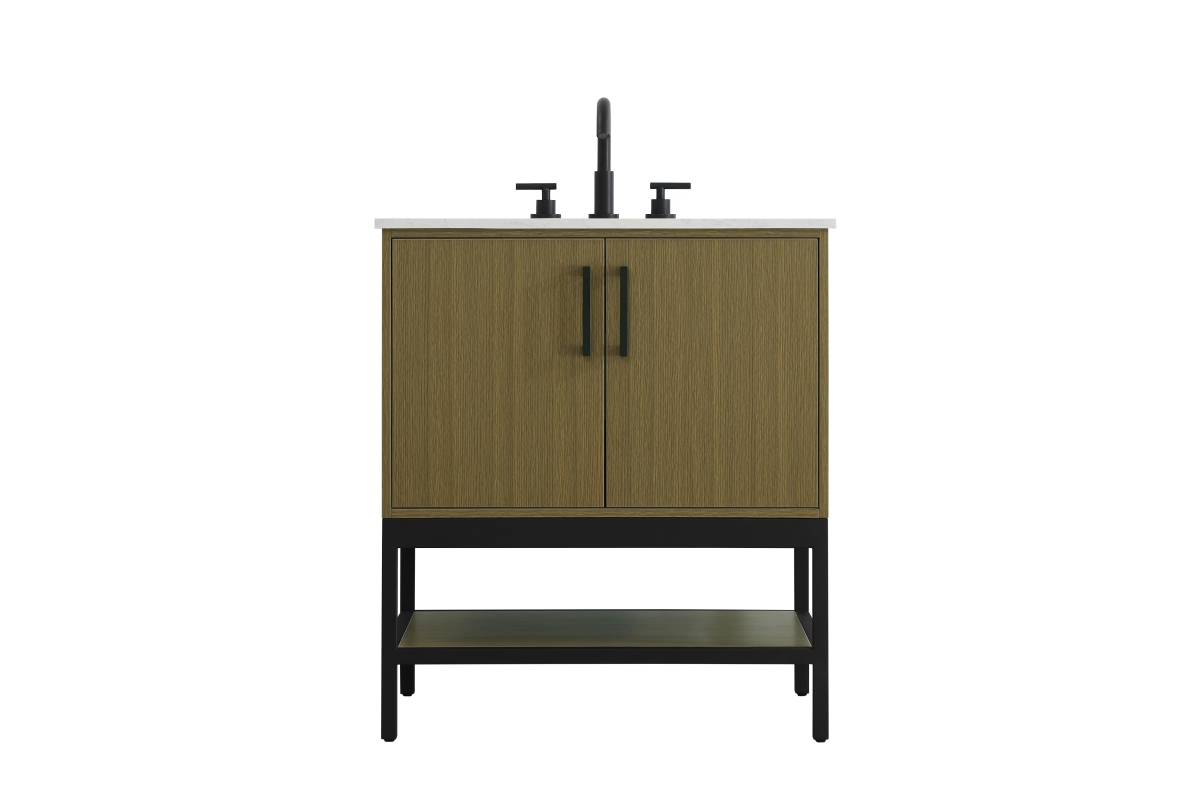 VF60730MCB 30 in. Single Bathroom Vanity - Chestnut Brown
