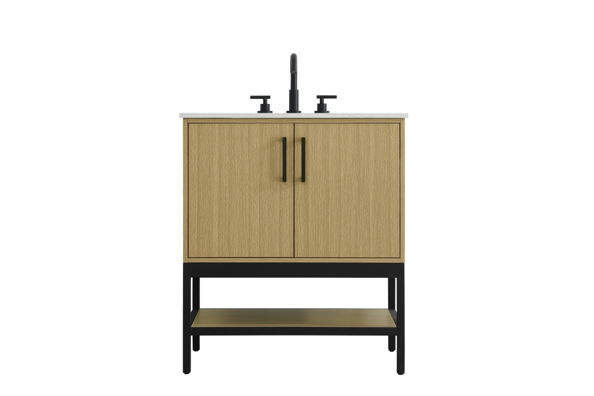 VF60730MHB 30 in. Single Bathroom Vanity, Honey Brown