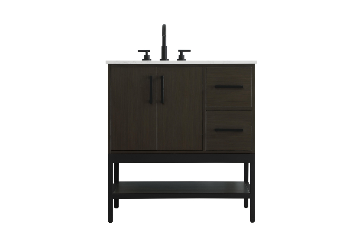 VF60732MMB 32 in. Single Bathroom Vanity, Mocha Brown