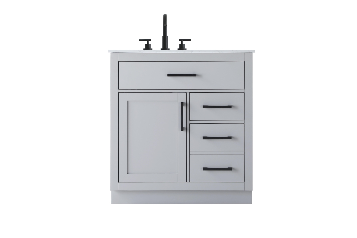 VF29732GR 32 in. Alden Single Bathroom Vanity, Grey