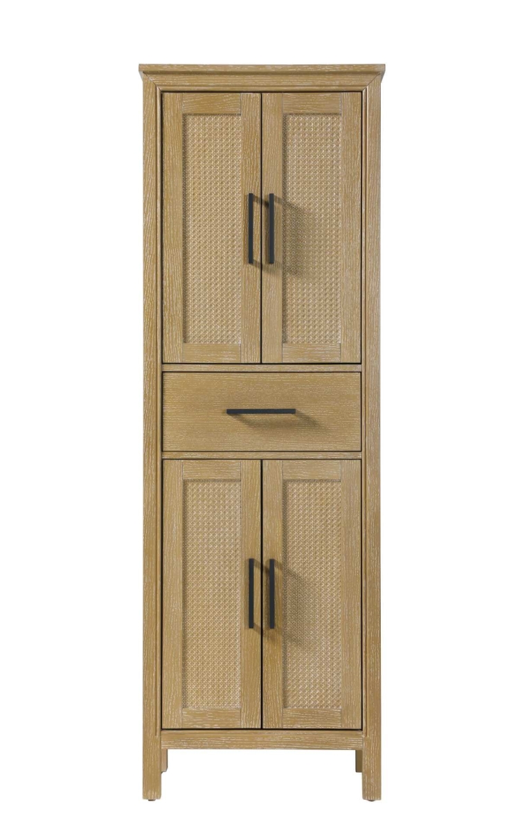 SC295A24LO 24 in. Bath Storage Cabinet in Linen Oak