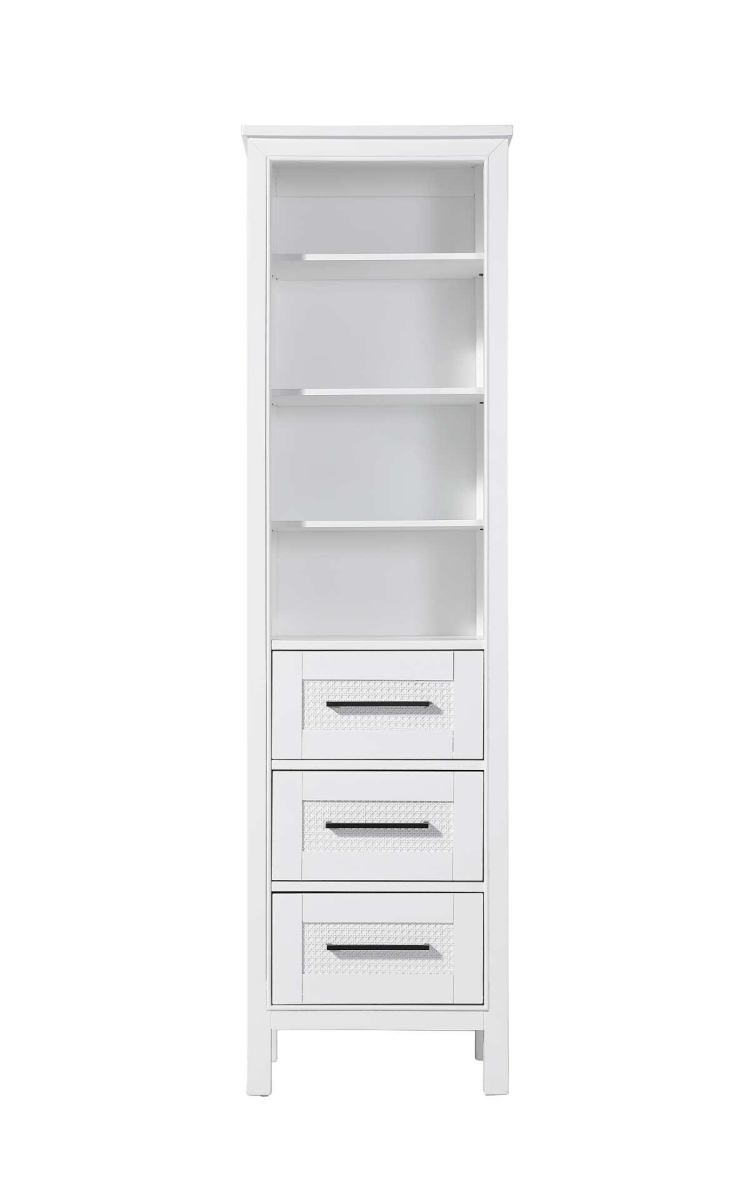 SC295B20WH 20 in. Alina Open Shelving Bath Storage Cabinet, White
