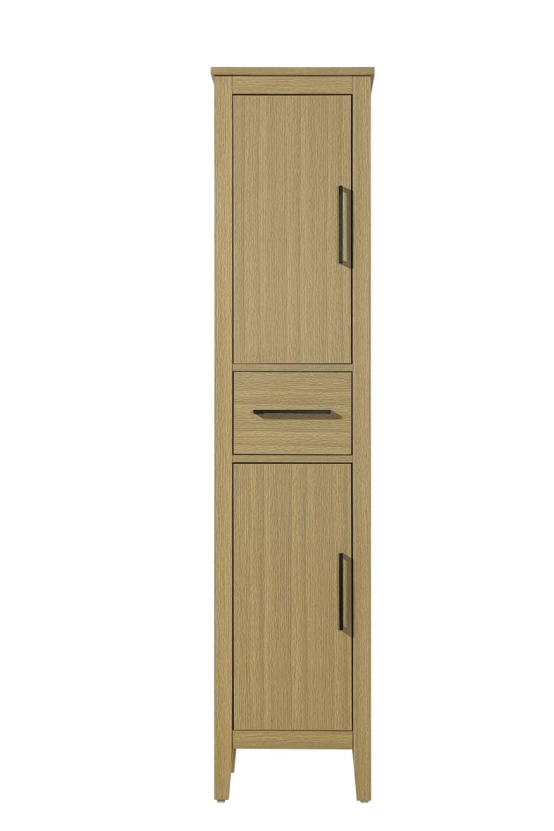 SC293A16MHB 16 in. Millie Bath Storage Cabinet, Honey Brown