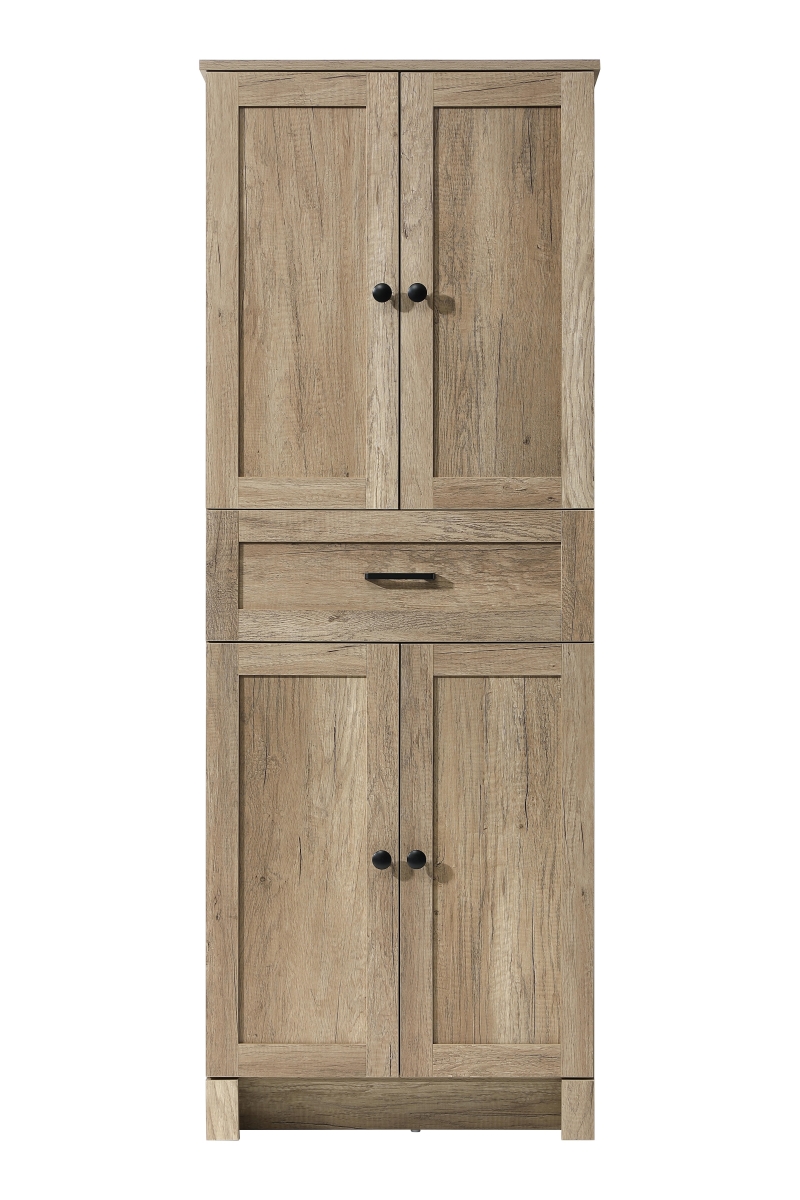SC280124NT 24 in. Soma Bath Storage Cabinet, Natural Oak