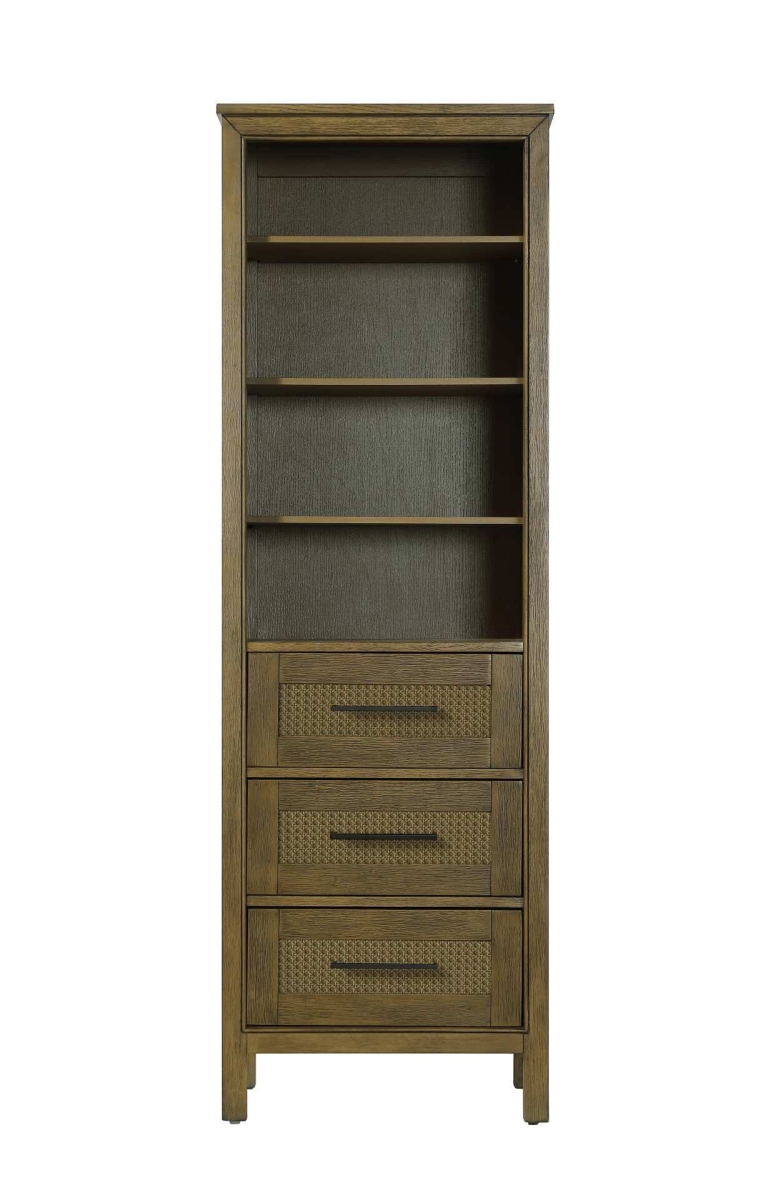 SC295B24HO 24 in. Alina Open Shelving Bath Storage Cabinet, Hazel Oak