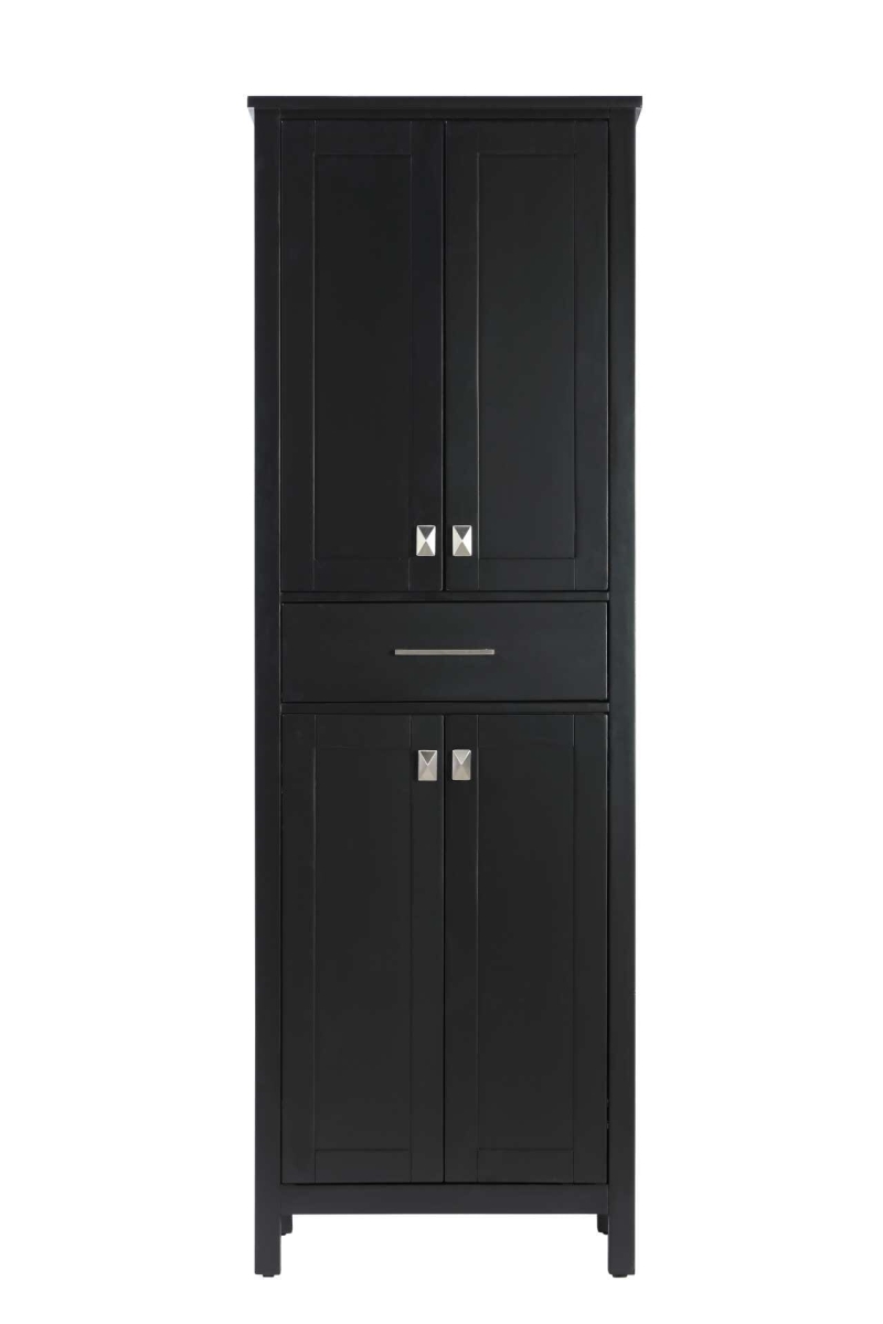 SC18824BK 24 in. Bath Storage Cabinet, Black