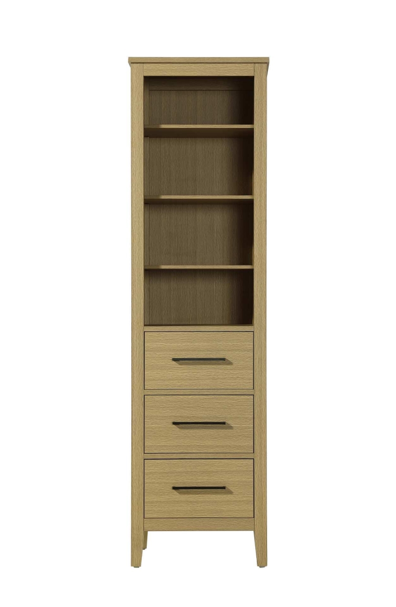 SC293B20MHB 20 in. Millie Open Shelving Bath Storage Cabinet, Honey Brown