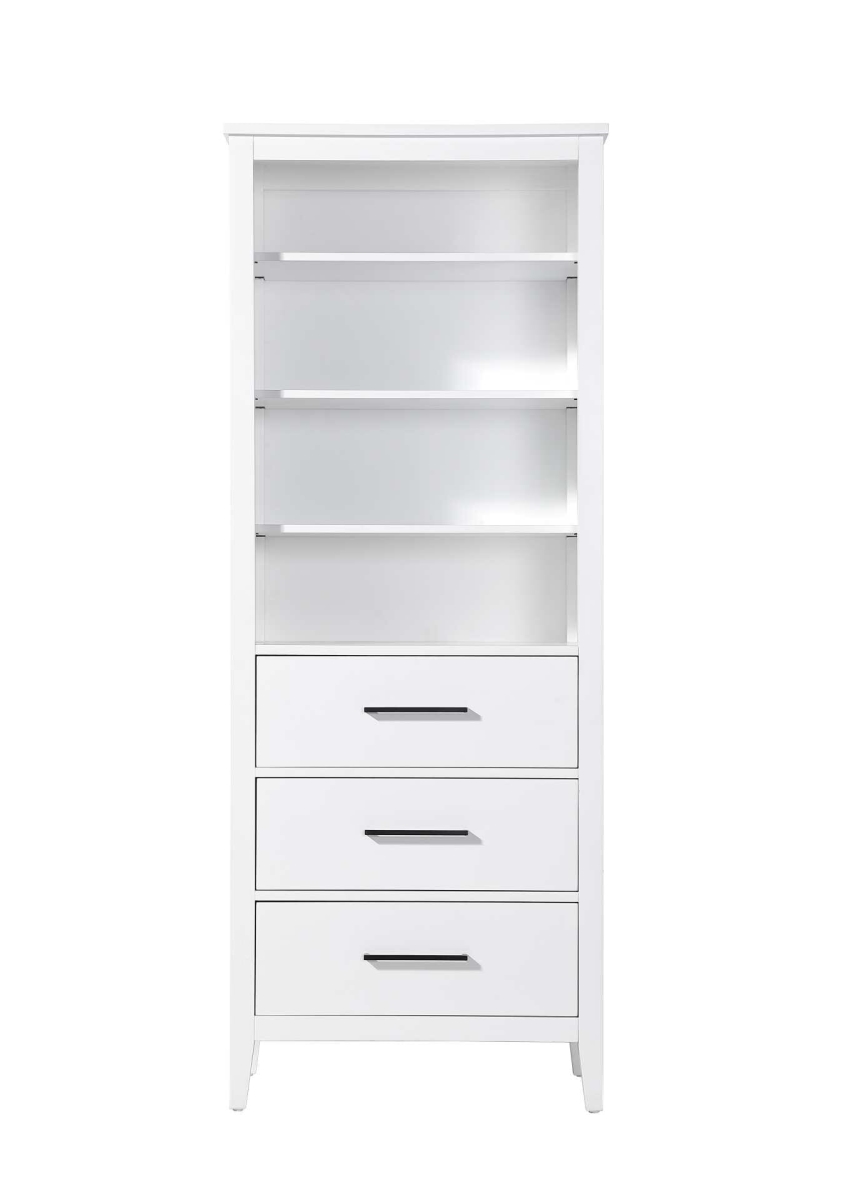 SC293B28WH 28 in. Millie Open Shelving Bath Storage Cabinet, White