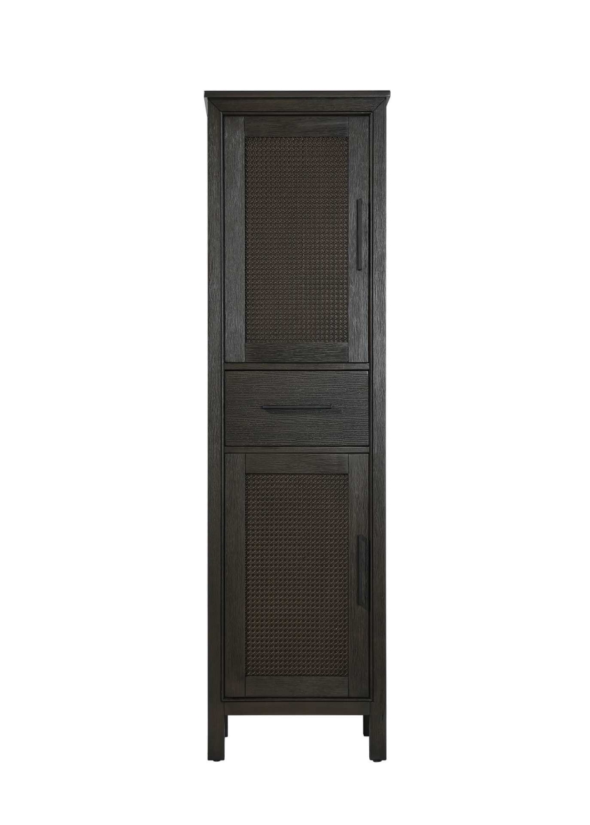 SC295A20CO 20 in. Alina Bath Storage Cabinet, Chocolate Oak