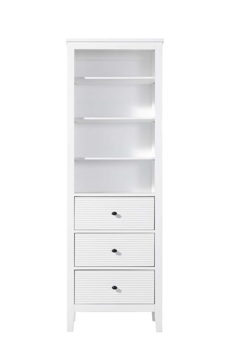 SC296B24WH 24 in. Open Shelving Bath Storage Cabinet in White
