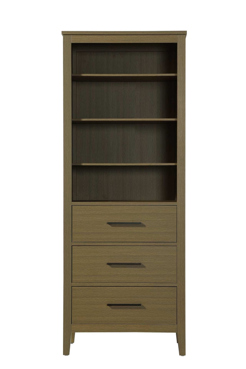 SC293B28MCB 28 in. Millie Open Shelving Bath Storage Cabinet, Chestnut Brown