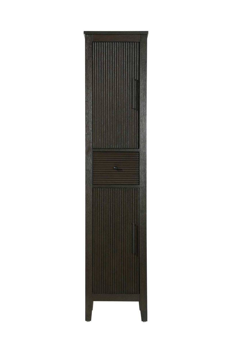 SC296A16CO 16 in. Rectangle Bath Storage Cabinet, Chocolate Oak