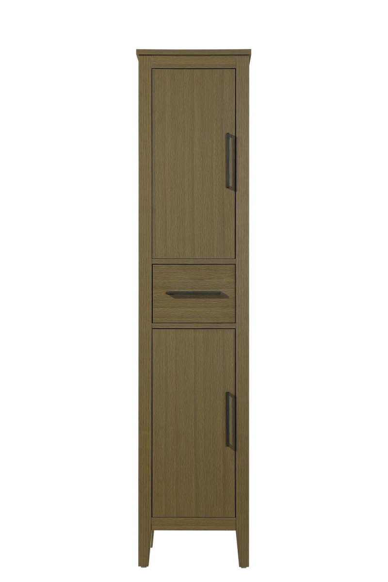 SC293A16MCB 16 in. Millie Bath Storage Cabinet, Chestnut Brown