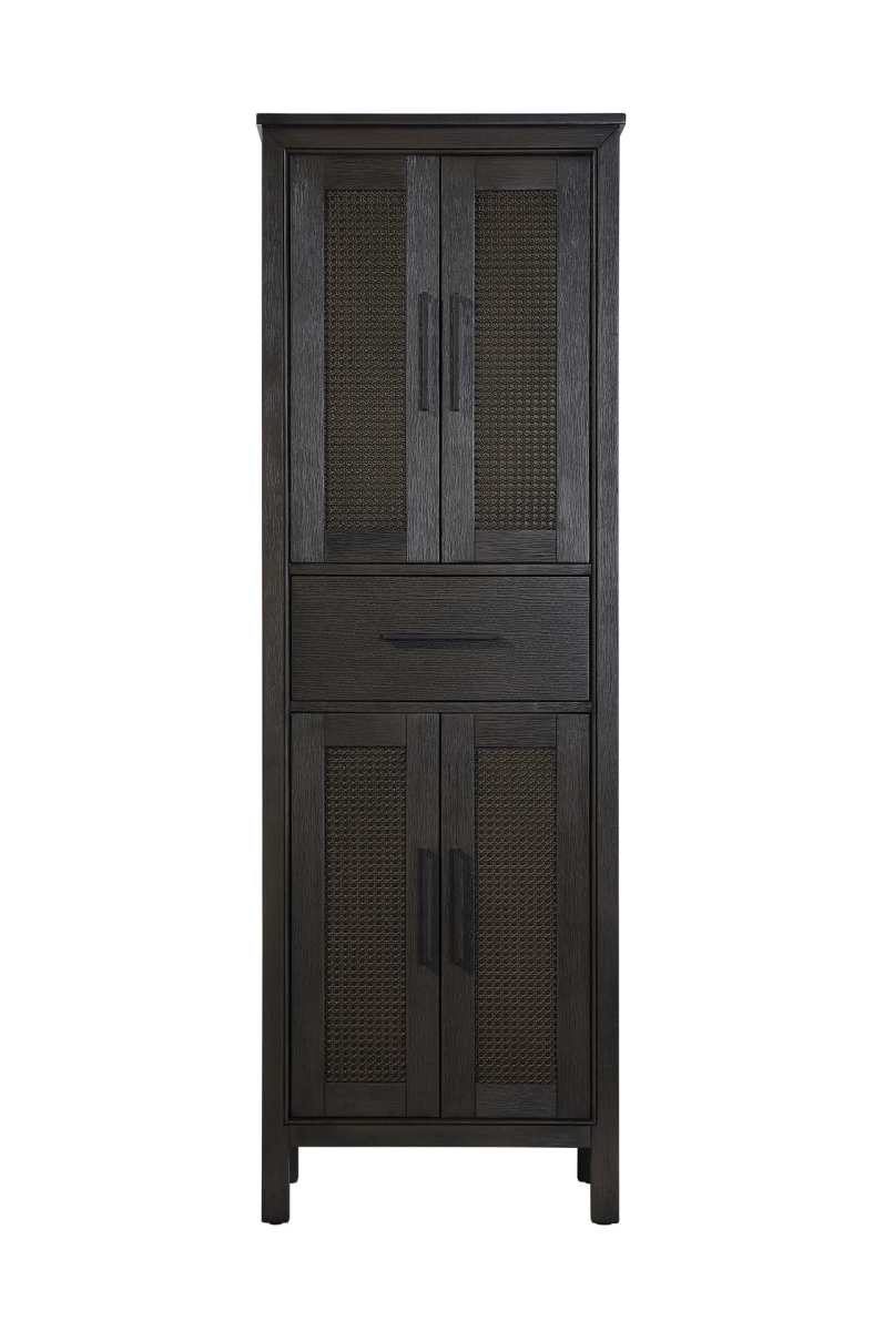 SC295A24CO 24 in. Alina Bath Storage Cabinet, Chocolate Oak