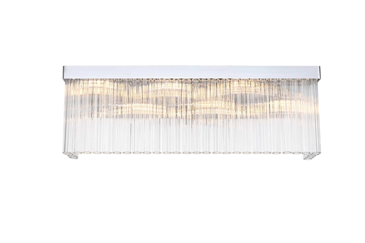 Elegant Lighting 1070W26C Harlow 26 in. Wall Sconce, Chrome