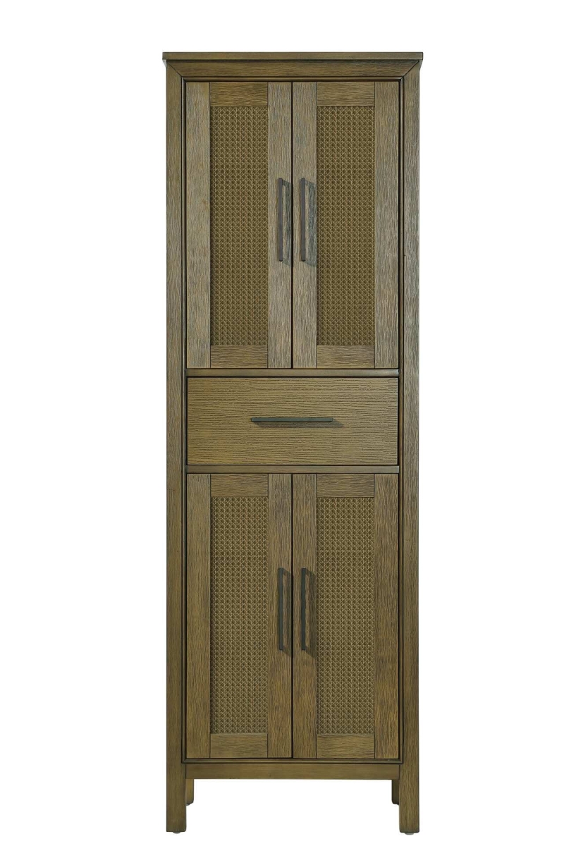 SC295A24HO 24 in. Alina Bath Storage Cabinet, Hazel Oak