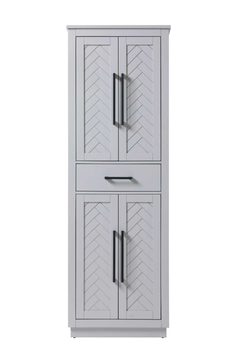 SC29024GR 24 in. Rectangle Bath Storage Cabinet, Gray