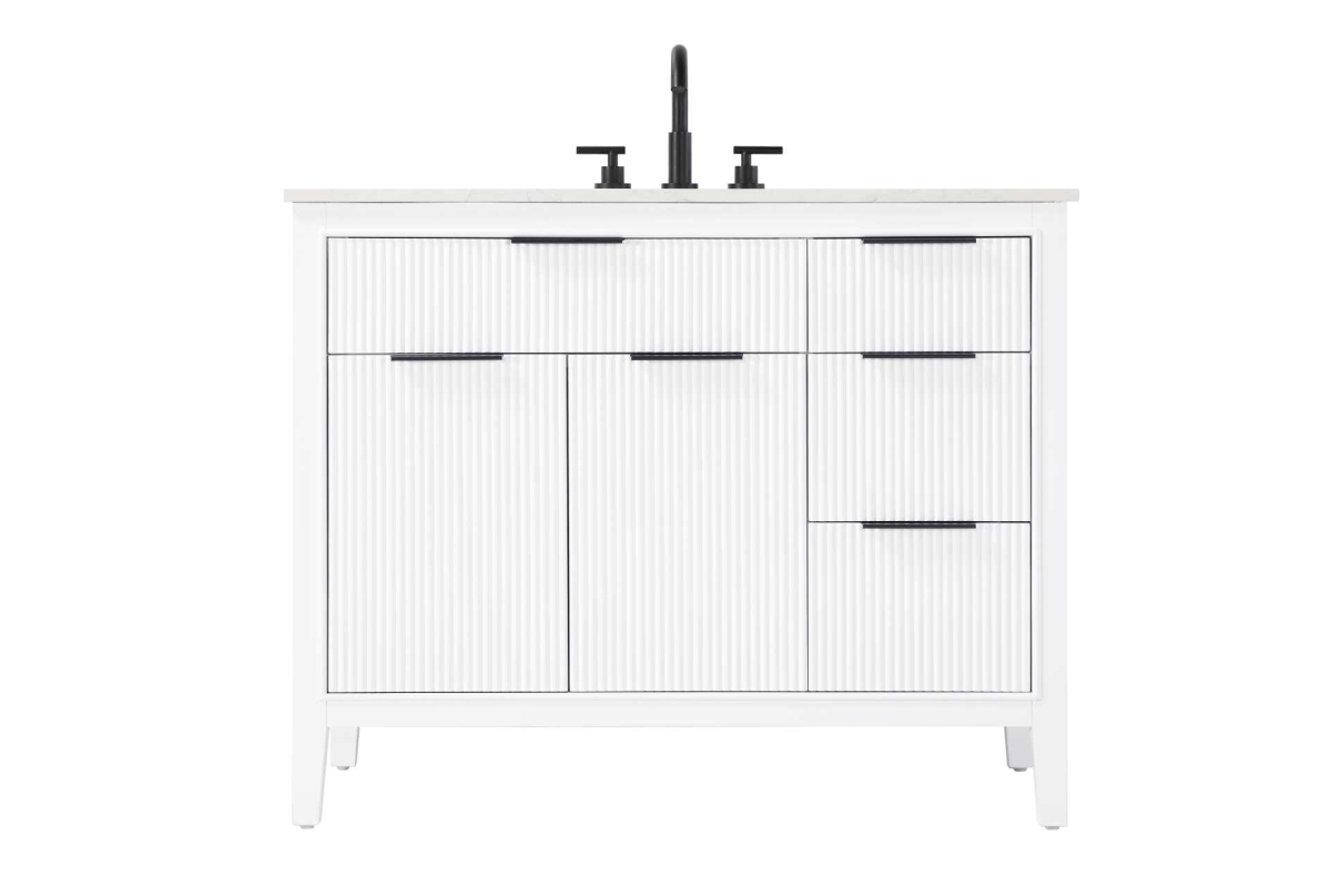 VF29842WH 42 in. Single Bathroom Vanity, White