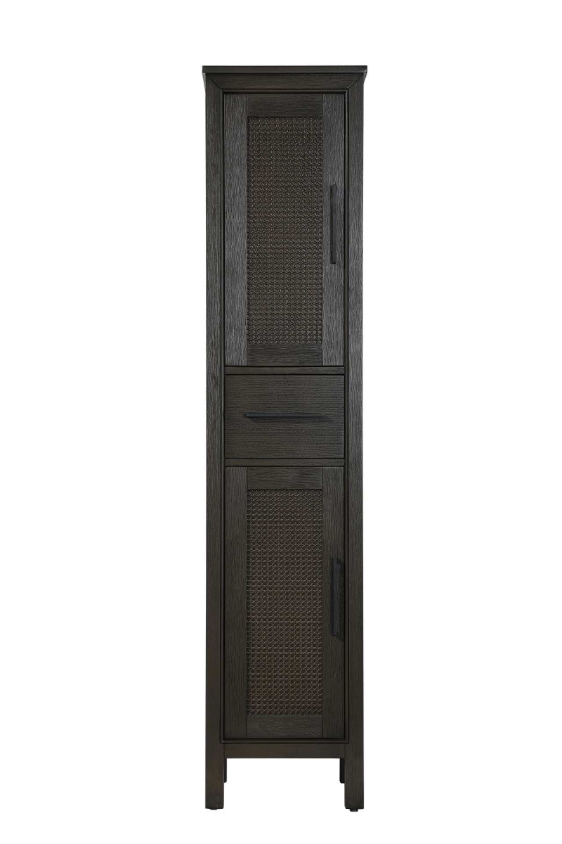 SC295A16CO 16 in. Alina Bath Storage Cabinet, Chocolate Oak