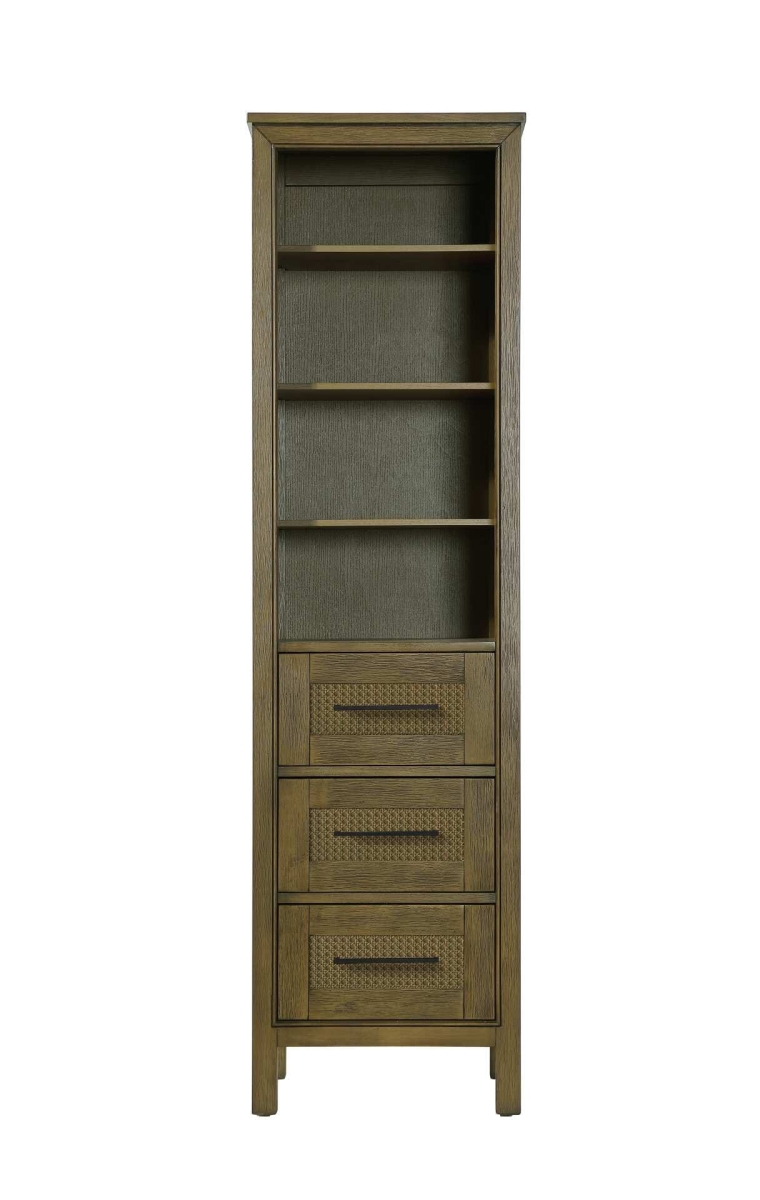 SC295B20HO 20 in. Alina Open Shelving Bath Storage Cabinet, Hazel Oak