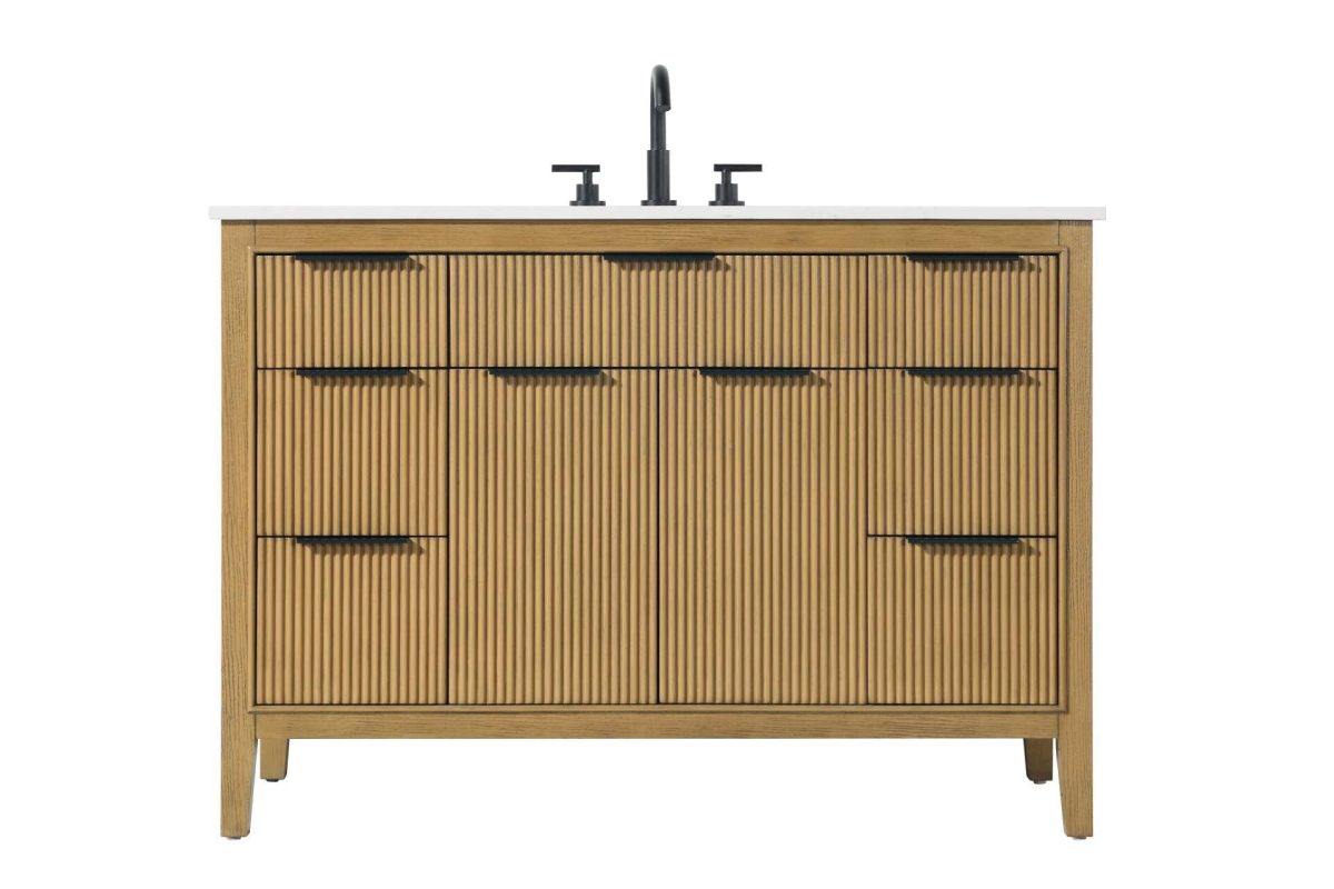 VF29848HT 48 in. Single Bathroom Vanity, Honey Teak
