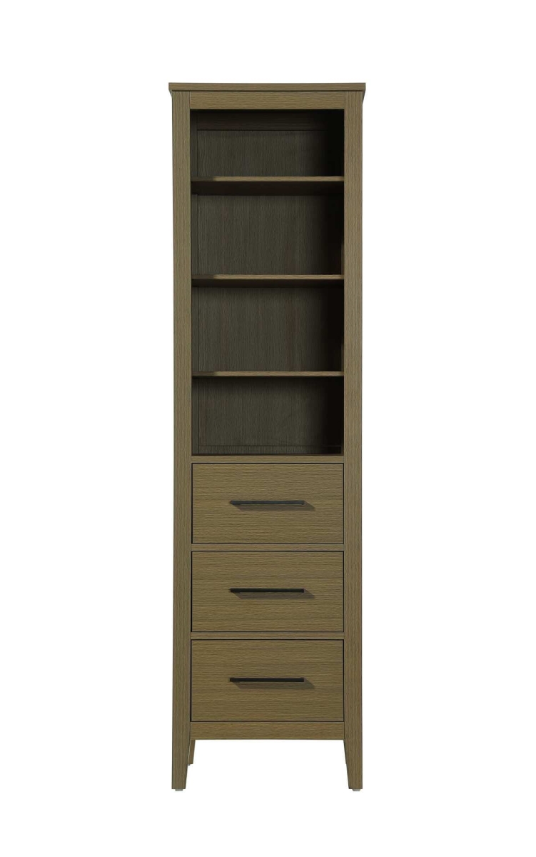 SC293B20MCB 20 in. Millie Open Shelving Bath Storage Cabinet, Chestnut Brown