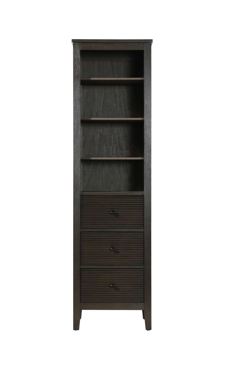 SC296B20CO 20 in. Open Shelving Bath Storage Cabinet in Chocolate Oak
