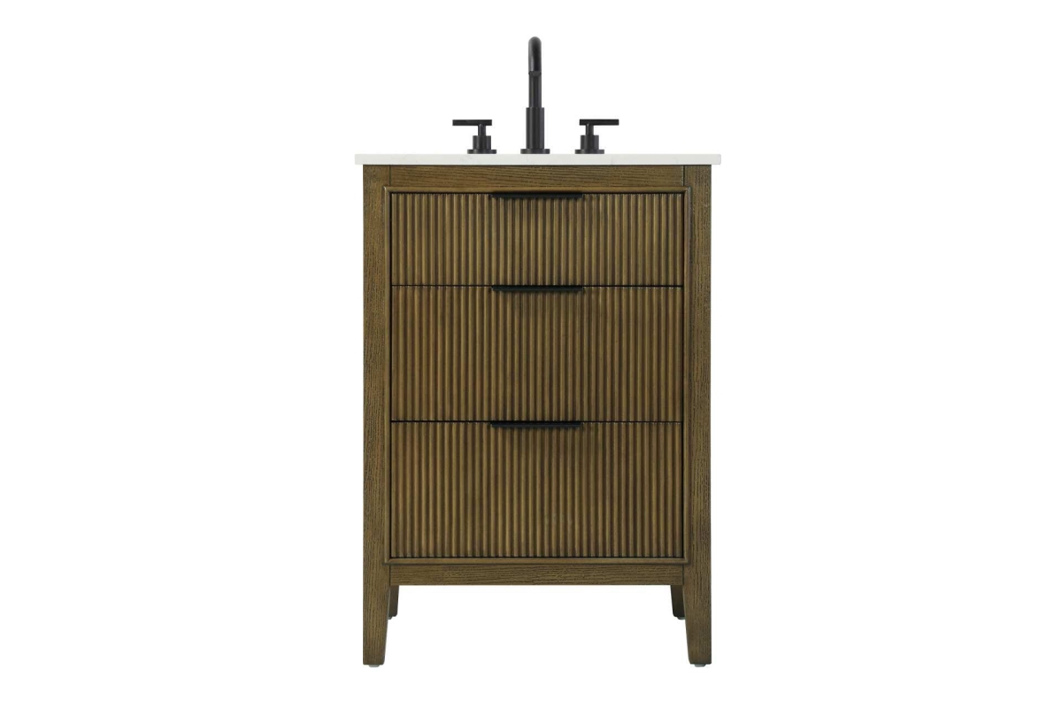 VF29824HO 24 in. Single Bathroom Vanity Cabinet, Hazel Oak