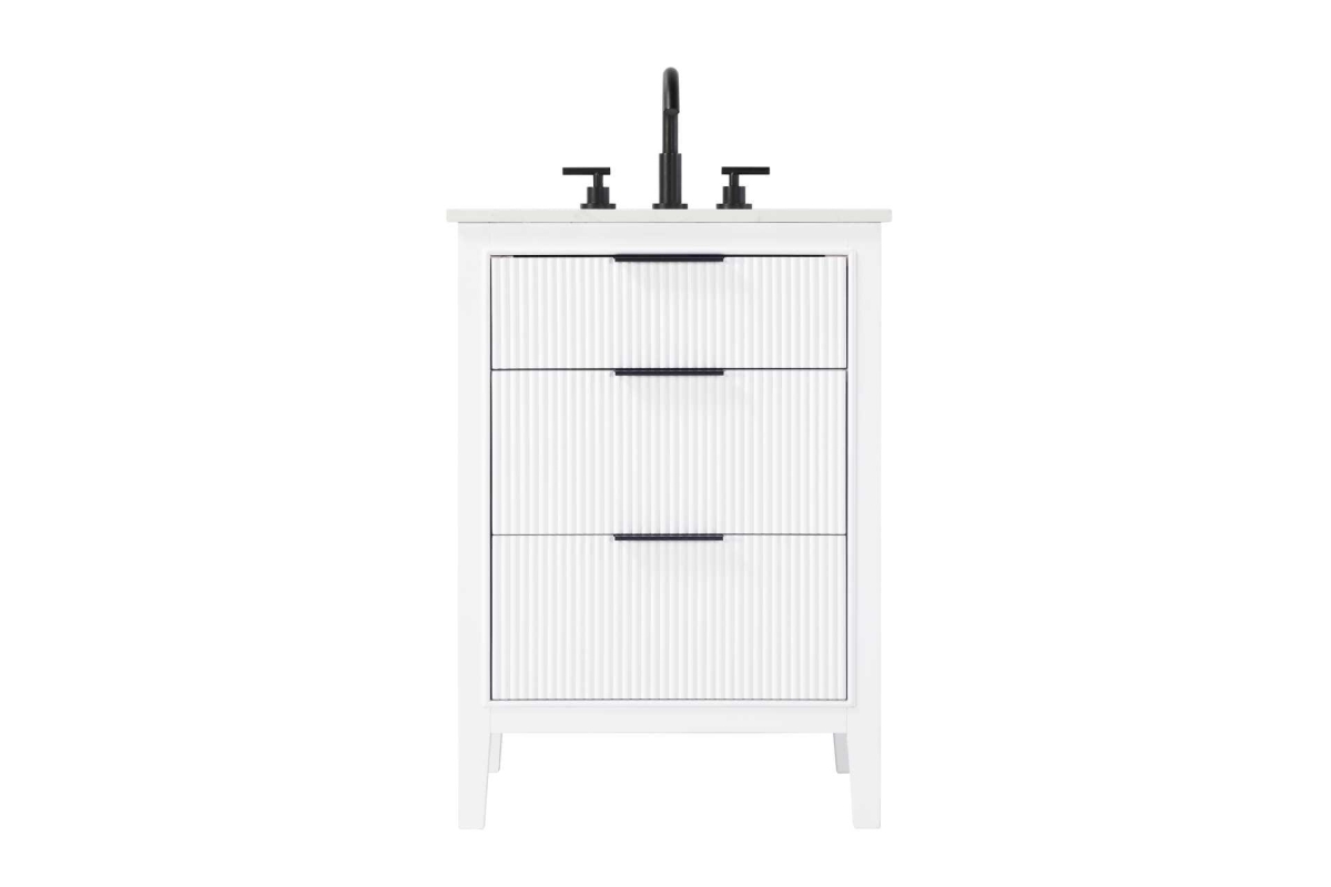 VF29824WH 24 in. Single Bathroom Vanity Cabinet, White