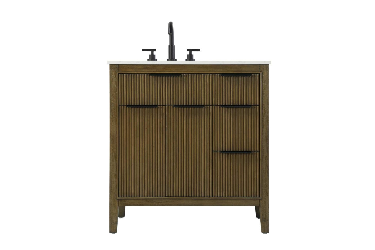 VF29832HO 32 in. Single Bathroom Vanity Cabinet, Hazel Oak