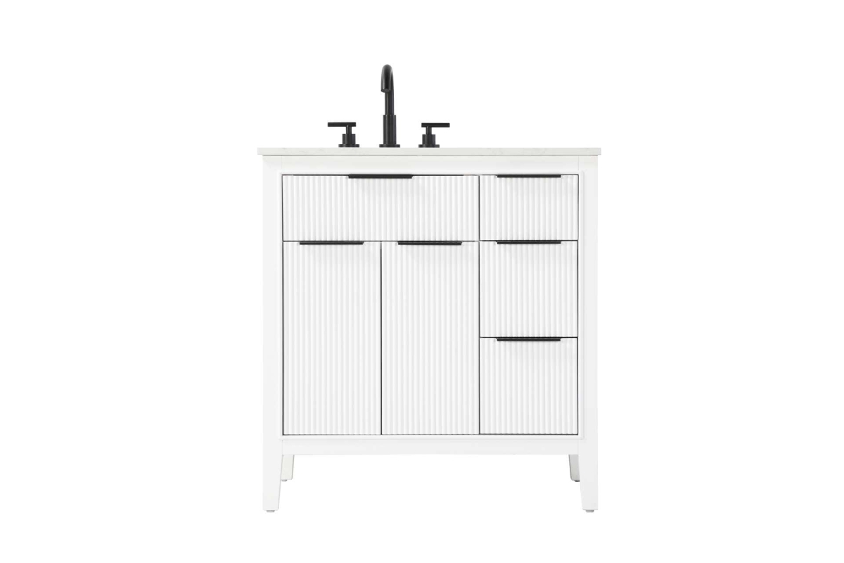 VF29832WH 32 in. Single Bathroom Vanity Cabinet, White