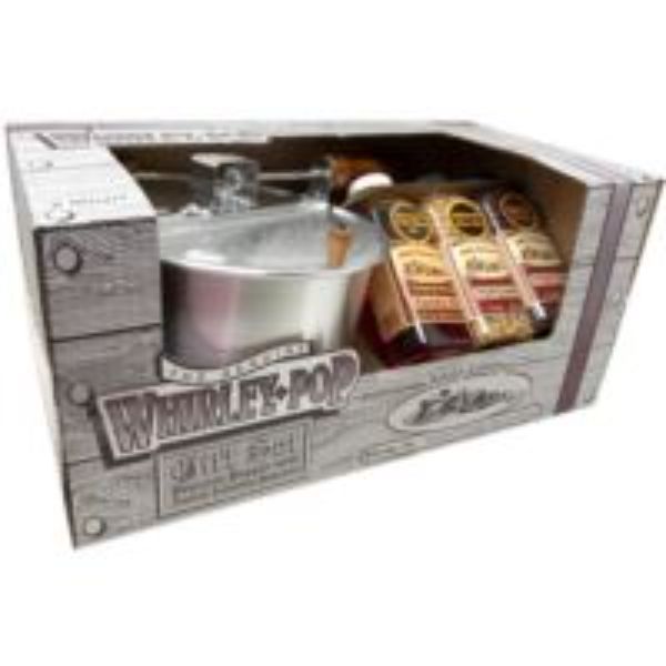 Picture of Amish Country Popcorn POP-911 14 oz Whirley Pop Stovetop Popcorn Popper Gift Set with Bottles