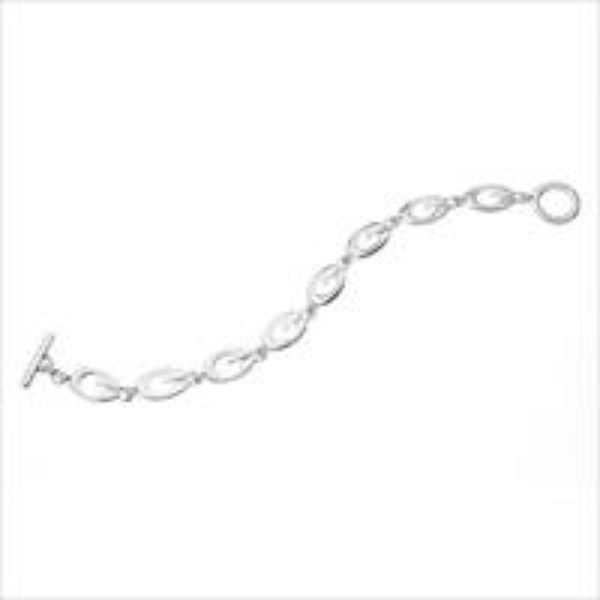 Picture of Guess GJ-86093842 Silver G Link Bracelet - One Size