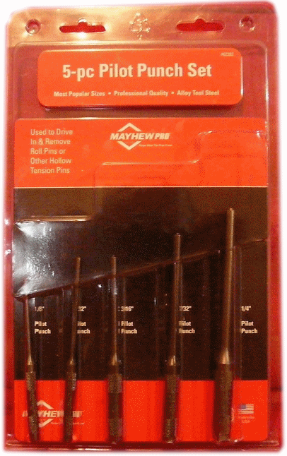 Picture of Mayhew Steel Products MH62282 5 Piece Pilot Punch Kit