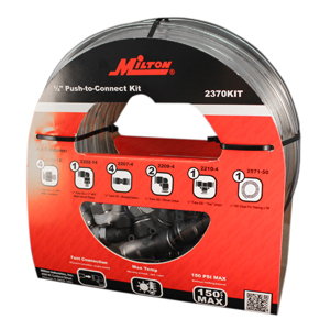 Milton MI 0.5 in. Outer dia. Push-to-Connect Shop Air Line Kit