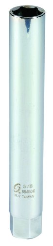 Sunex Tool SU884506 0.62 in. Extra Deep Spark Plug Socket