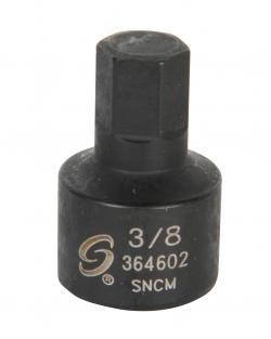 SU364602 0.37 in. Drive Stubby Impact Driver Hex