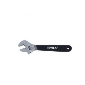 Sunex 8 Inch Length Steel Long Handle Adjustable Wrench - 961802A