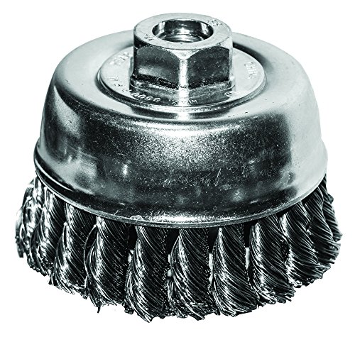Century Drill Angle Grinder Cup Brush, 6" Knot, Size 5/8 X 11 (76062)