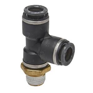 Male Run Tee 0.38 Tube x 0.25 in. NPT