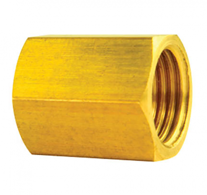0.31 - 0.5 in. 20 Inverted Brass Brake Line Union