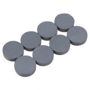 0.75 in. Ceramic Disc Magnet, 8 Piece