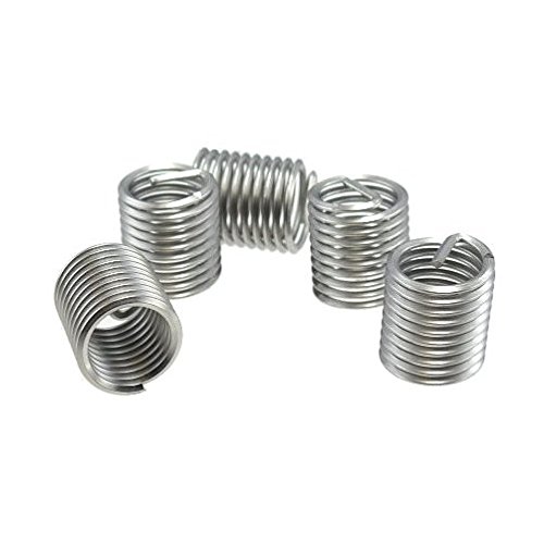 Tanged Helical Insert, Free-Running, M16-2.00 Thrd Sz, 18-8 Stainless Steel, 6 PK