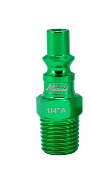 Milton  0.25 in. NPTM Plug ColorFit - Green