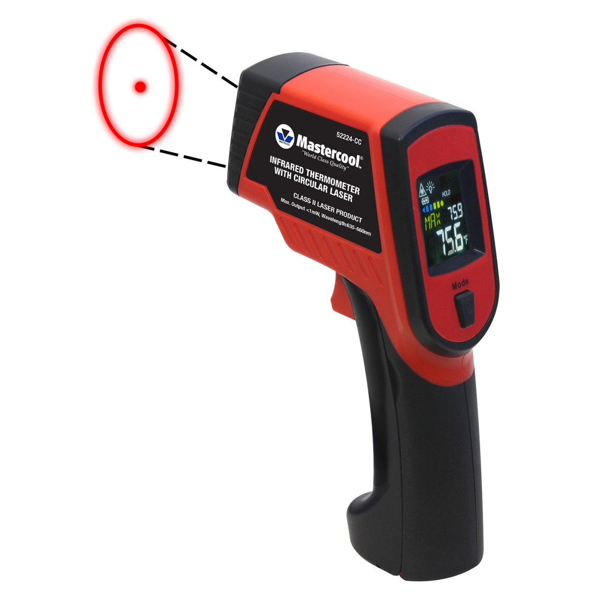 ML52224-CC Laser IR Thermometer with Circular Laser