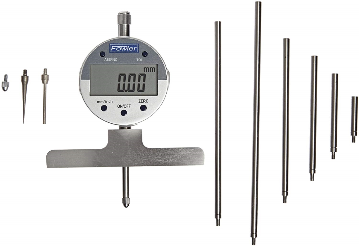 Picture of Fowler High Precision FOW54-125-777-0 Digital Depth Gauge&#44; 0-22 in.