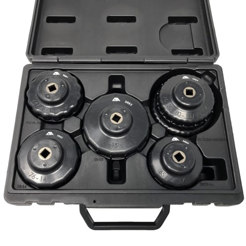 Oil Filter Cup Wrench Kit - 5 Piece